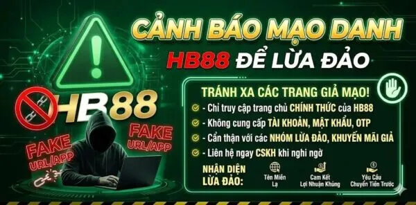 Cảnh báo mạo danh Hb88